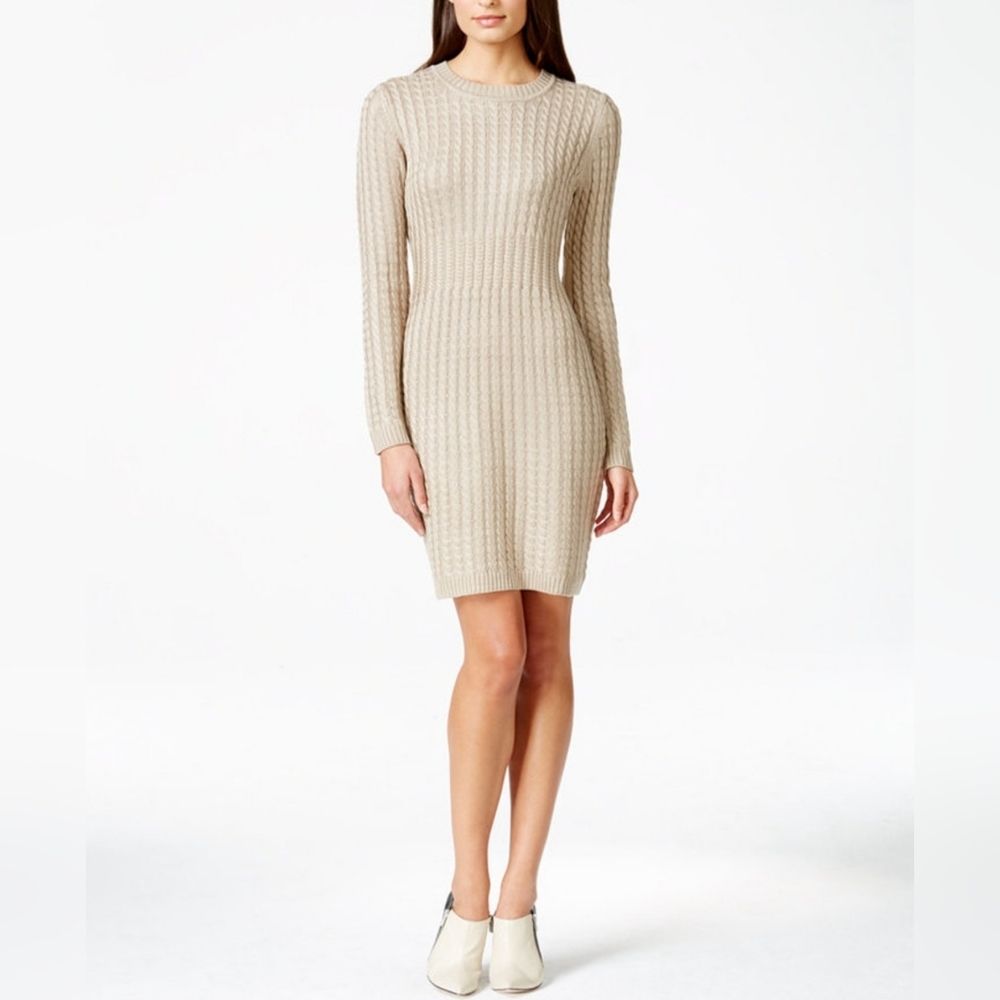 Calvin Klein Khaki Knitt Dress